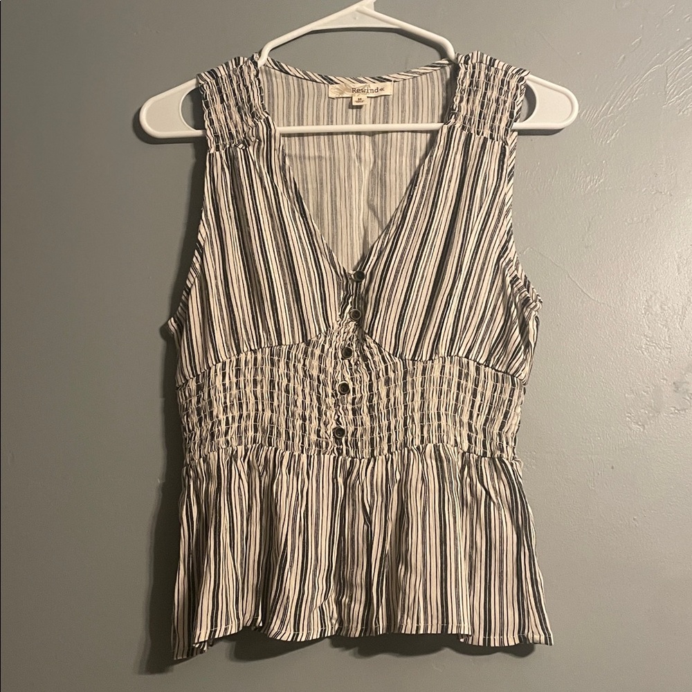 striped top